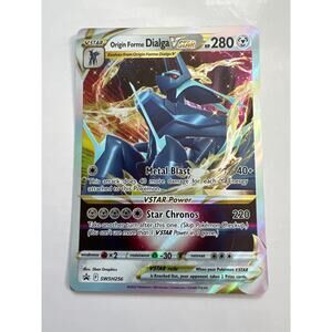 Pokemon Origin Forme Dialga VSTAR Black Star Promo Sword & Shield Card TCG